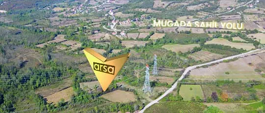Arsa Vizyon portföyünden havadan arazi görünümü